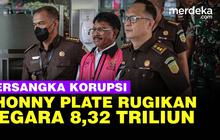 VIDEO: Jhonny G Plate Tersangka Korupsi Proyek BTS, Rugikan Negara Rp8,32 Triliun