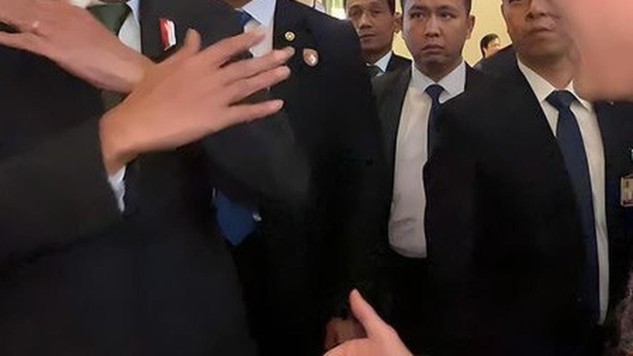 Jadi Sorotan Paspampres, Aksi Content Creator Cellos Ajak Presiden Jokowi Selebrasi ‘Siuuu’ Ala Ronaldo Ini Viral
