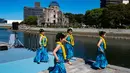Ketua Komite Nobel Norwegia, Joergen Watne Frydnes mengatakan penghargaan ini diberikan karena Nihon Hidankyo atau Hibakusha berhasil mempresentasikan melalui kesaksian saksi-saksi bahwa senjata nuklir tidak boleh digunakan lagi. (Philip FONG/AFP)
