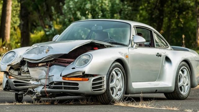 Porsche 959 Komport kecelakaan