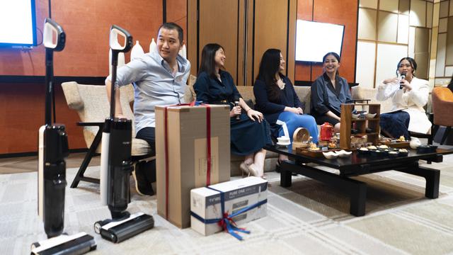 Jumpa pers perkenalan Tineco Vacuum Cleaner di Hotel Shangri-La, Jakarta, baru-baru ini.