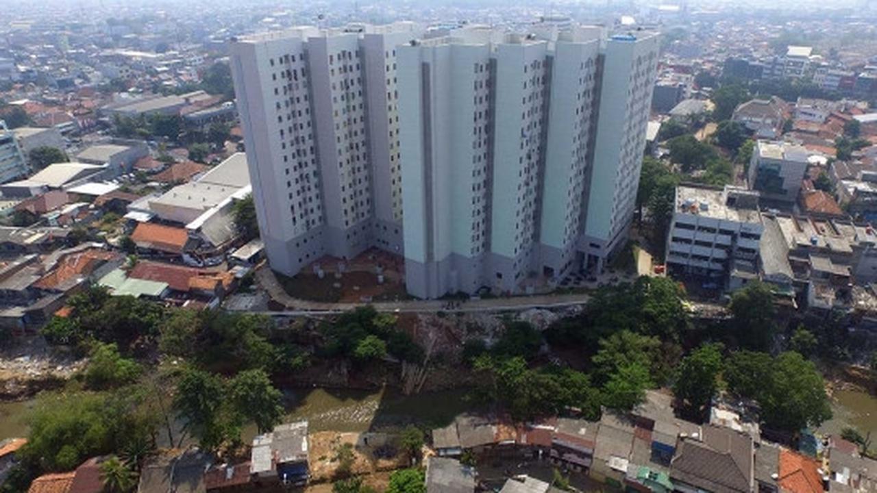 Beginilah pemandangan udara Kampung Pulo usai digusur
