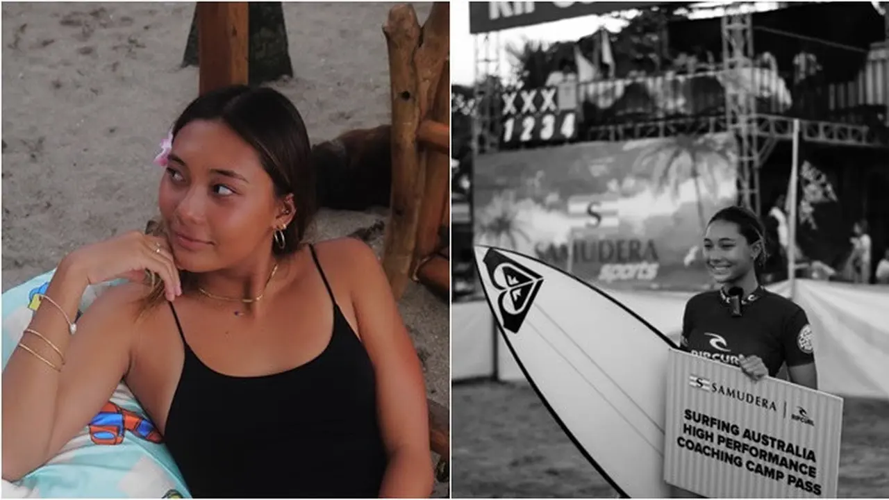 6 Potret Suri Jabrik, Keponakan Luna Maya yang Jadi Surfer Profesional