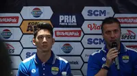 Pelatih Persib Bandung Miljan Radovic optimis menang menghadapi Tira-Persikabo. (Huyogo Simbolon)