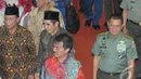 Hadir juga dalam acara tersebut Ketua MK Hamdan Zoelva dan KASAD Boediman, Cilangkap Jakarta Timur, Kamis (3/7/2014) (Liputan6.com/Herman Zakharia)