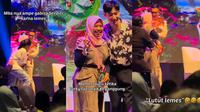Viral Lutut Lemas Saat Harus Bertemu dengan Lee Je Hoon, Bikin Iri Warganet karena Dapat Pelukan (Sumber: Twitter/Peanutae_)