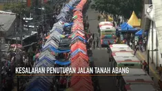 Penutupan jalan Jatibaru untuk lapak pedagang kaki lima termasuk malaadministrasi.