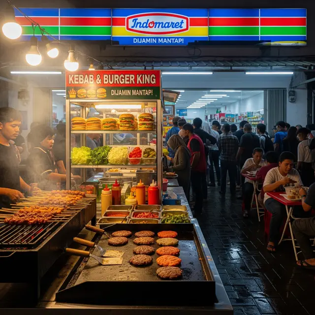 Ide Jualan Depan Rumah Dekat Indomaret Ini Dijamin Ramai Pembeli (Image by Gemini AI)