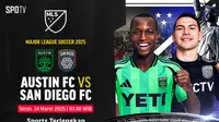 Link Live Streaming MLS: Austin FC vs San Diego FC di Vidio