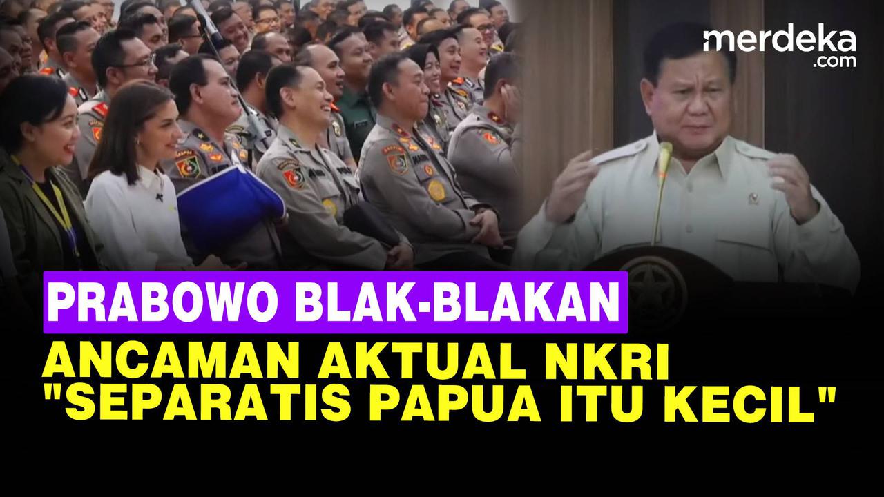 VIDEO: Menhan Prabowo Blak-blakan "Gerakan Separatis Papua Merdeka itu Kecil!"
