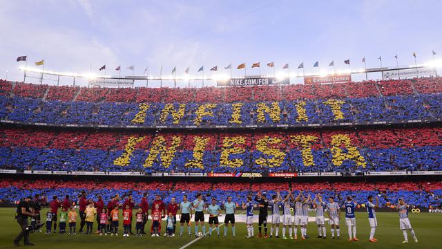 FOTO: Tawa dan Tangis Andres Iniesta di Laga Perpisahan