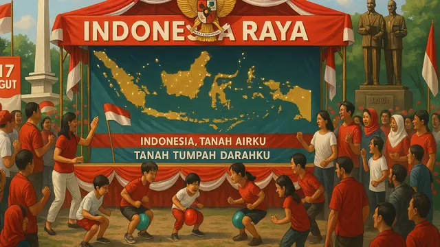 10 Dekorasi Panggung 17 Agustus/Ilustrasi gambar AI