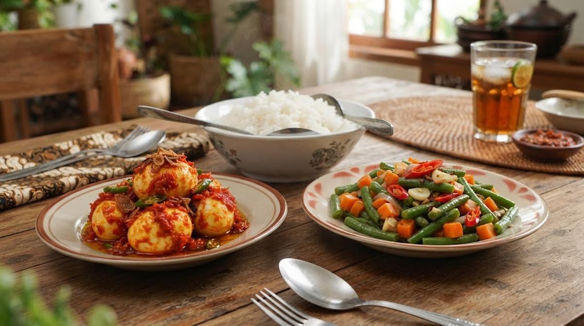 Pasangan Lauk dan Sayur untuk Hidangan Sehari-hari