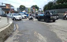 Perbaikan Jalan Cianjur: Pemkab Cor Beton Cepat Kering di Tugu Lampu Gentur Jelang Lebaran