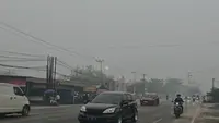 Kondisi Terkini Kabut Asap Palangka Raya Usai Diguyur Hujan