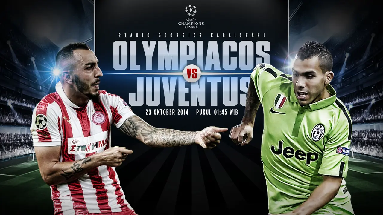 Prediksi Olympiakos vs Juventus (Liputan6.com/Yoshiro)