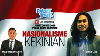 Friday Talk kali ini bertepatan dengan tanggal 20 Mei, Hari kebangkitan nasional.