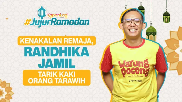Gak Boleh Ditiru! Randhika Jamil Dulu Suka Gangguin Orang Tarawih