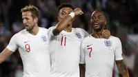 Jadon Sancho cetak dua gol untuk Timnas Inggris lawan Kosovo (AFP)