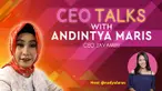 Andintya Maris adalah sosok perempuan dibalik suksesnya Javamifi. Apa kiat sukses dan tips dari Andin agar sukses jadi pebisnis? Simak CEO Talks kali ini!