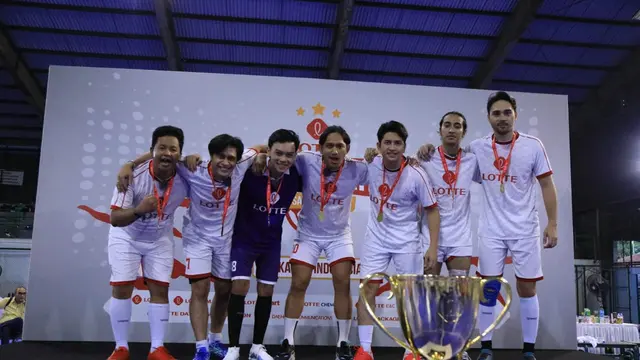 Suasana pertandingan Lotte All Star Futsal Challenge 2023. (Foto: Dok. Istimewa)