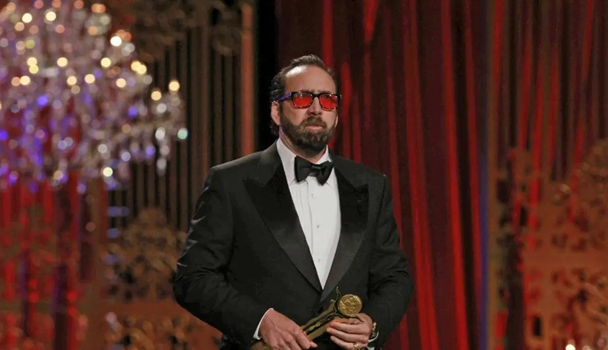 Anak Nicolas Cage, Weston, ditahan karena kekerasan pada tahun 2011. Ia pun melakukan rehabilitasi karena menggunakan narkoba. (MOHAMED ELMAYMONY / CAIRO INTERNATIONAL FILM FESTIVAL / AFP)