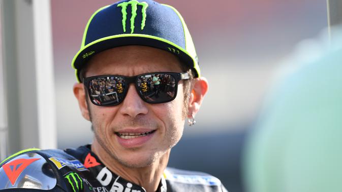 Valentino Rossi belum ingin pensiun dari MotoGP (GIUSEPPE CACACE / AFP)