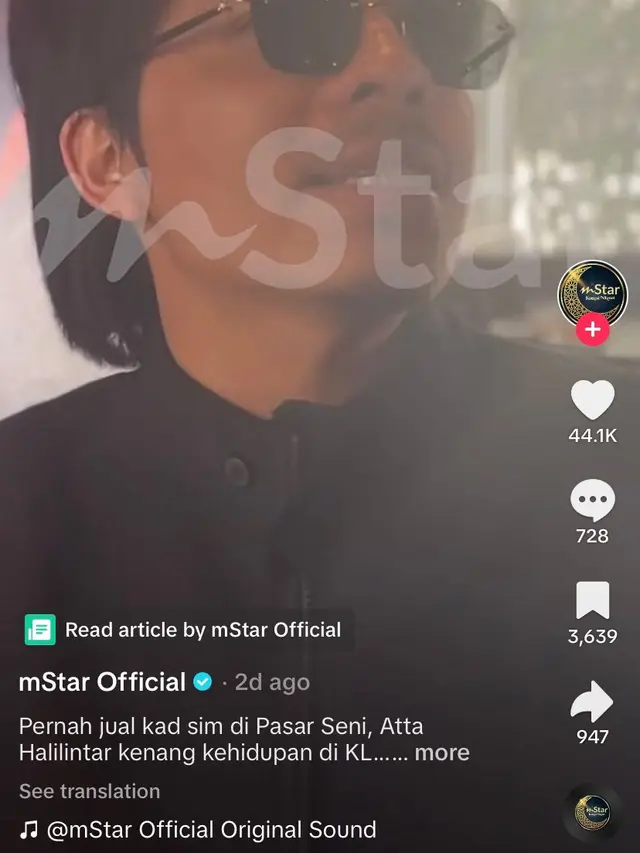 Atta Halilintar saat ditemui di Kuala Lumpur oleh wartawan mStar Malaysia. (Tiktok.com/@mstarmalaysia)
