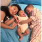 Raffi Ahmad dan Nagita Slavina Ungkap Wajah Baby Lily Tanpa Stiker, Disebut Mirip Rafathar dan Rayyanza.&nbsp; foto: (dok.Instagram @raffinagita1717/https://www.instagram.com/p/C7saatevhis/Henry)