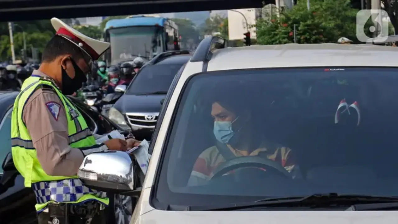 Ganjil genap di Jakarta.