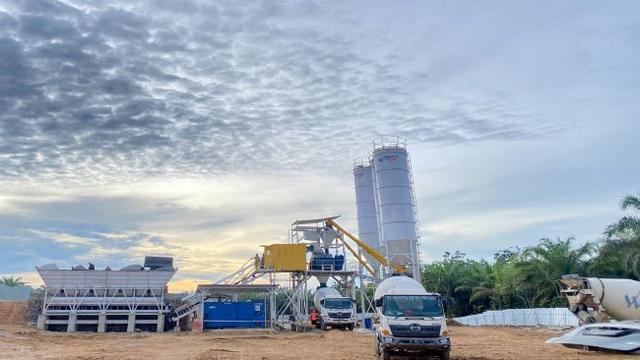 PT Waskita Beton Precast Tbk (WSBP) suplai beton readymix di Ibu Kota Nusantara (IKN) sejak akhir 2023. (Foto: Waskita Beton Precast)