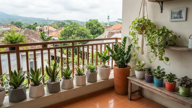 Tanaman yang Cocok Ditanam di Pot Tanpa Lubang sebagai Solusi untuk Balkon Minimalis