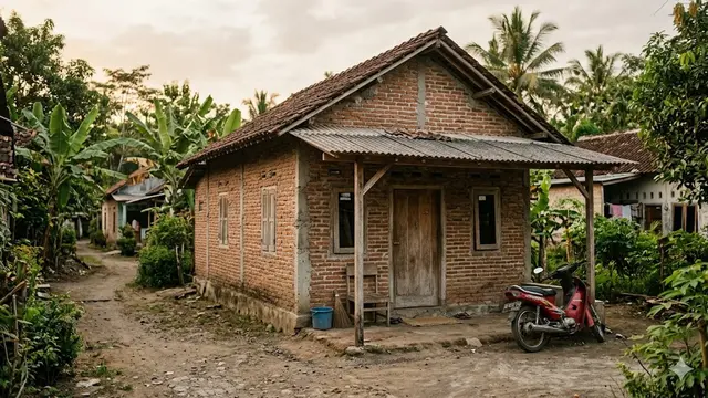 Desain Rumah Kampung Estetik Budget Rp30 Juta