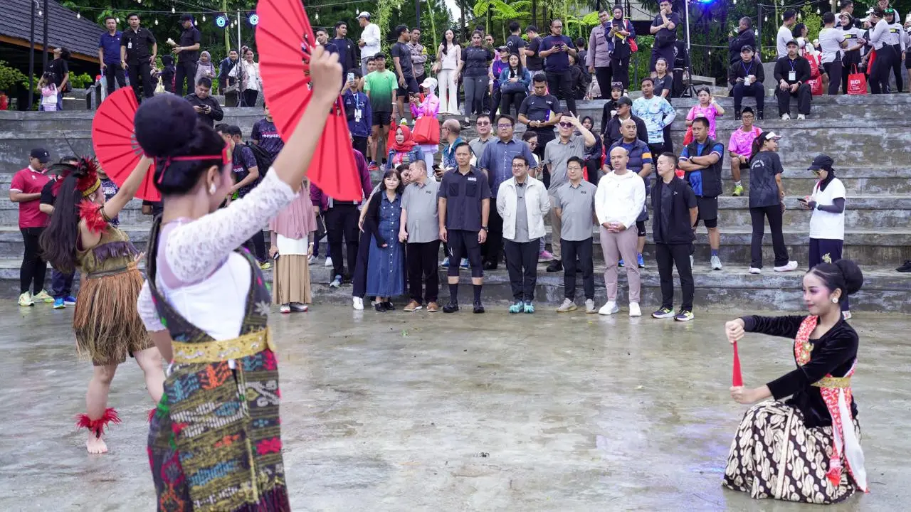 Atas Langit Festival: Grand Opening, Ceremony Fun Run & Creative Experience di Sentul, Jawa Barat, Sabtu (24/1/2026). (Dok Badan Ekonomi Kreatif)