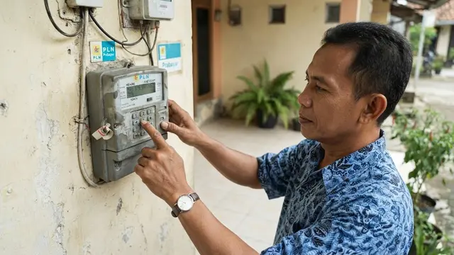 Cek Sisa kWh, Pemakaian, dan Daya (AI Generated)