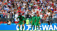 Kekalahan 0-5 dari Rusia di Piala Dunia 2018 membuat Arab Saudi belum pernah menang dalam 11 pertandingan terakhir mereka. (AFP)