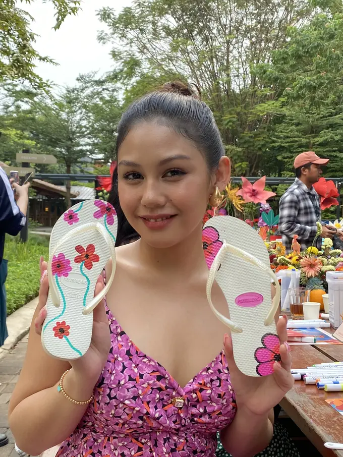 Vanesha Prescilla di National Flip Flop Day bersama Havaianas