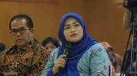 Bupati Bekasi nonaktif Neneng Hasanah Yasin kembali menjalani sidang lanjutan kasus suap perizinan proyek Meikarta di Pengadilan Tipikor Bandung, Rabu (10/4/2019). (Huyogo Simbolon)