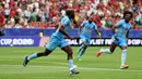 Gol Wissa mengubah skor menjadi 1-1. Hasil tersebut berakhir hingga berakhirnya pertandingan. (AFP/Getty Images/Molly Darlington)