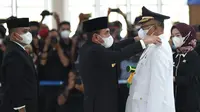 Gubernur Sumut, Edy Rahmayadi, melantik Akhyar Nasution sebagai Wali Kota Medan definitif (Istimewa)