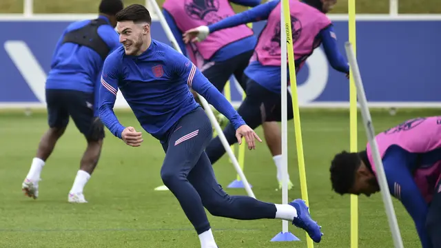 Intip Latihan Inggris Jelang Hadapi Jerman di 16 Besar Euro 2020