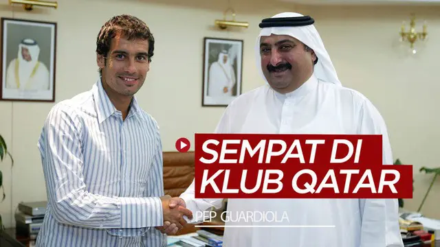 VIDEO: Flashback Momen Manajer Manchester City, Pep Guardiola saat Berseragam Klub Qatar, Al-Ahli