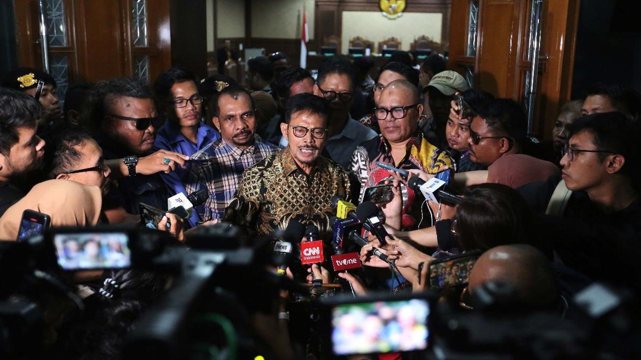 "Kedua, ada El Nino yang hantam seluruh dunia, ada penyakit yang datang tidak hanya Covid tapi Antraks dan PMK," ucap SYL.