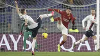 AS Roma lawan Bologna di laga lanjutan Serie A (AP Photo/Gregorio Borgia)