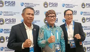Kakak Lady Rocker Nicky Astria Pimpin Asprov PSSI Jawa Barat 2026-2030