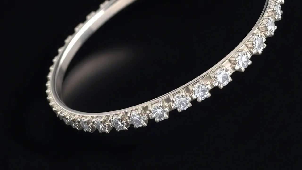 Bentuk Model Gelang Emas Putih Bunga