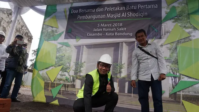 Digandeng Keluarga Ali Sadikin, Ridwan Kamil Kembali Desain Masjid