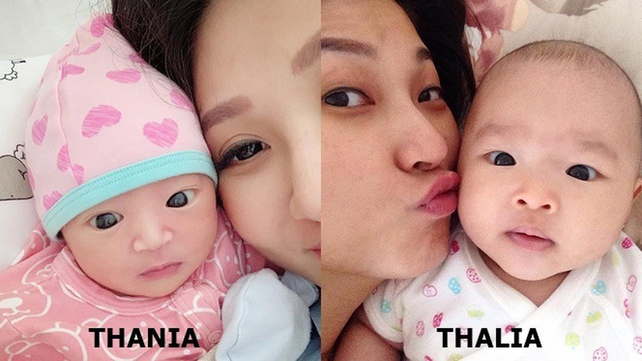 4 Potret Kemiripan Thalia dan Thania Putri Ruben Onsu Saat Masih Bayi