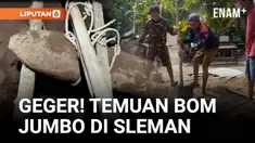 Polresta Sleman bersama Tim Jibom Sat Brimob Polda DIY melakukan upaya disposal terhadap temuan mortir atau bom pesawat seberat 4 kwintal di Desa Umbulmartani, Kecamatan Ngemplak, Kabupaten Sleman, DIY. Mortir sepanjang 1 meter itu diduga peninggalan...
