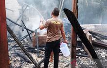 Polisi dan Warga Bersinergi Padamkan Kebakaran Rumah di Bangka Barat, Kerugian Capai Puluhan Juta Rupiah